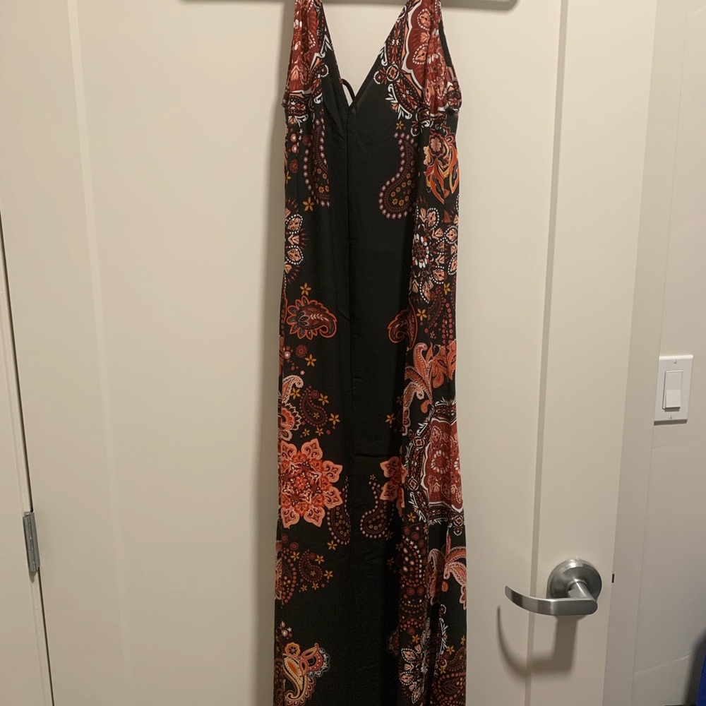 Forever 21 - floral paisley maxi dress size S